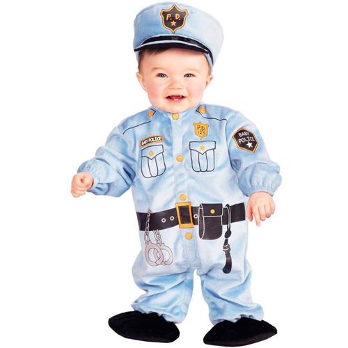 Disfraz Para Bebé Quiero Ser Policía Talla Única