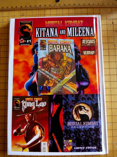 Imagen 6 de 6 de Mortal Kombat Origenes Español Pasta Dura Comic Libro