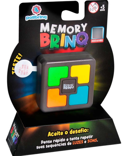Jogo Da Memória Eletrônico Pocket Memory Brinq Polibrinq