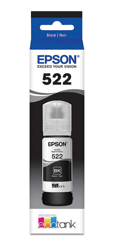 Epson T522 Ecotank Ink - Botella De Alta Capacidad Negra T5
