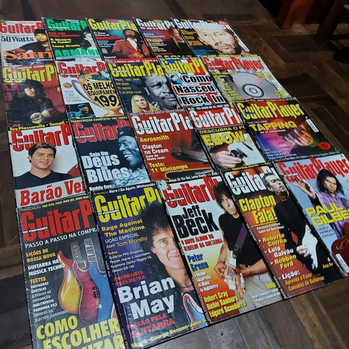 Imagem 2 de 10 de Lote 28 Revistas Antigas Guitar Player Ano 1 Ao 14