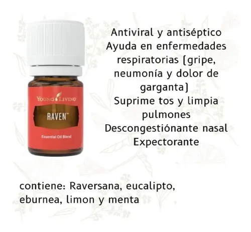 Aceite Esencial Raven 15ml Young Living Regalo Env o gratis