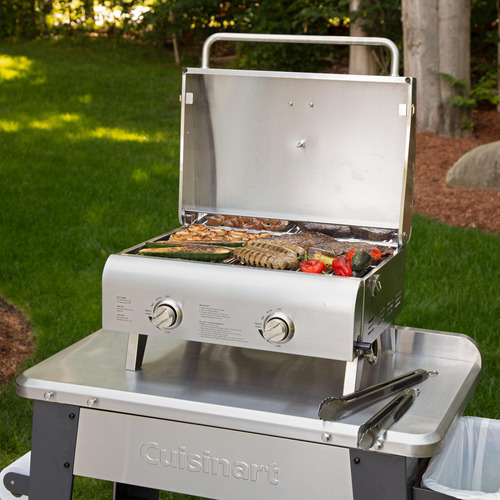 Parrilla Mesa Estilo Chef Inoxidable Cuisinart Cgg-306