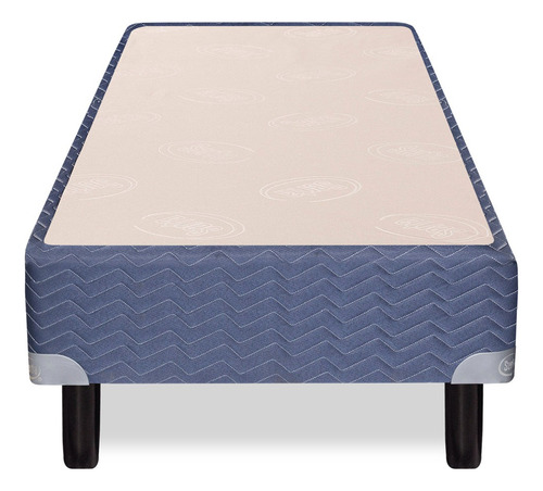 Conjunto Sommier Serta Florida 100x190 Resortes Espuma Suave