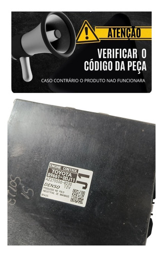 Modulo De Injeção Toyota Etios 1.3 2015/2016