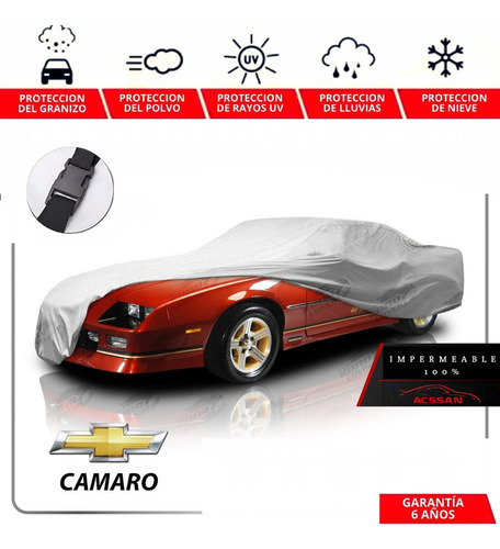 Funda Cubreauto Rk Con Broche Camaro Iroc 1985