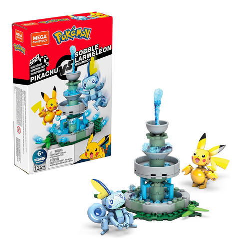 Mega Construx Pokémon Pikachu Vs. Set De Construcción De Fig