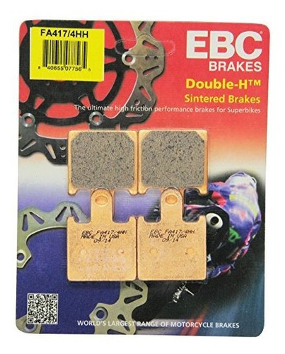 Pastillas De Freno Para Disco Ebc Brakes Fa417/4hh