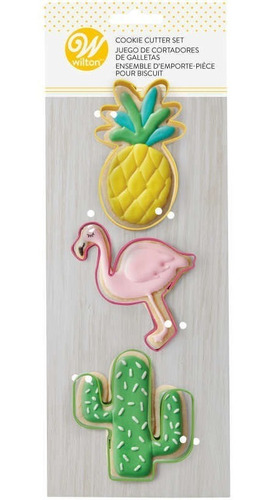 Cortadores De Galleta Tropical X3 Piezas - Wilton