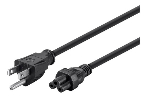 Cable De Poder Trébol Para Cargador De Portátil 5 Mts