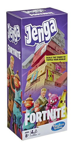 Juego Mesa Jenga Edicion Fortnite Block Stacking Hasbro