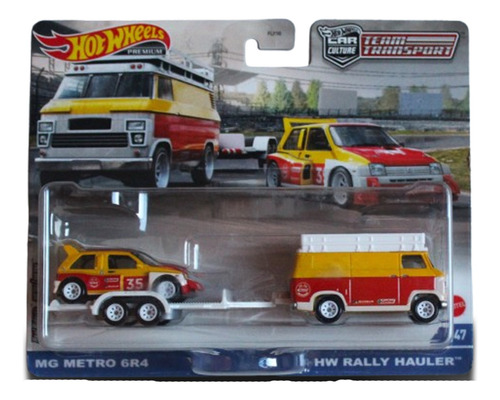 Hot Wheels Team Transport #47 Mg Metro 6r4 / Hw Rally Hauler