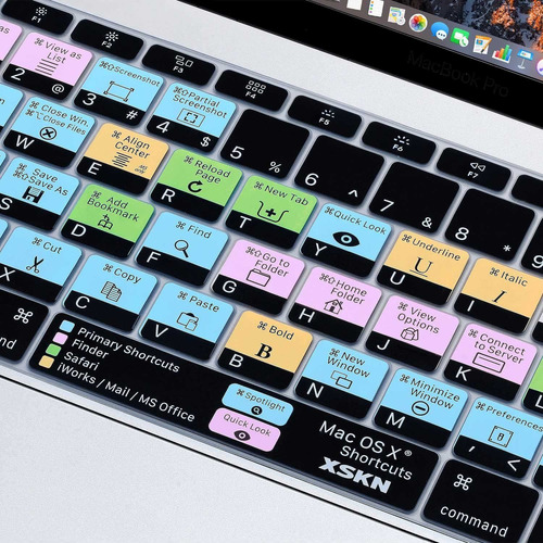Xskn Shortcut Mac Os X - Funda Para Apple Macbook Pro 13 (mo