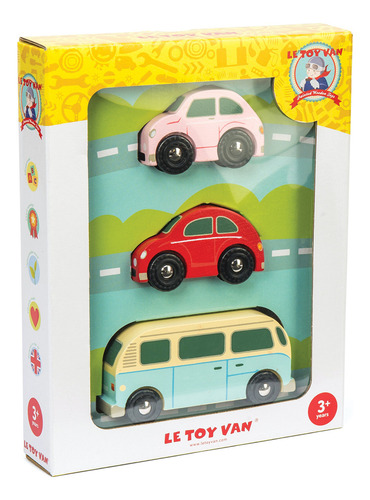 Conjunto De Brinquedos Para Carros Le Toy Van Retro Metro 3