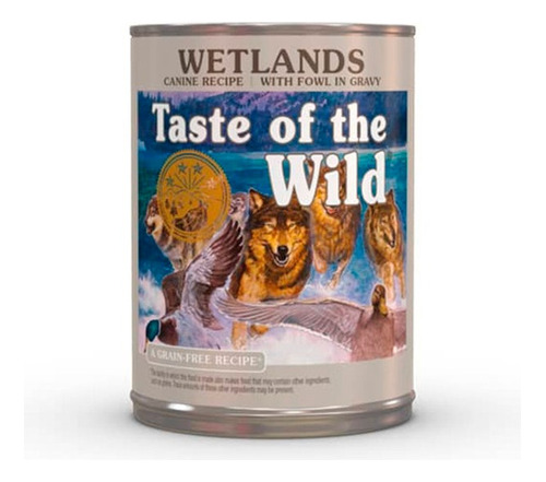 Taste Of The Wild Lata Wetlands Pato 390grs