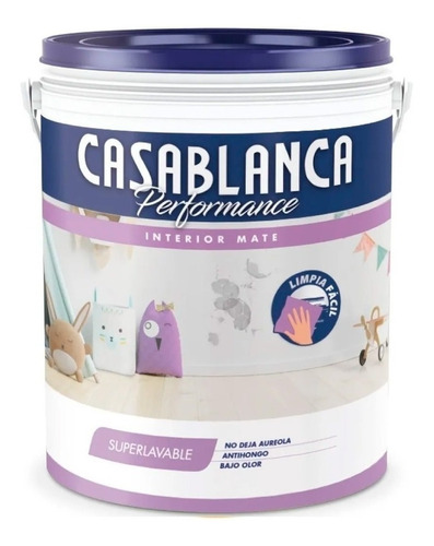 Latex Casablanca Performance Superlavable Interior 10lt Mate