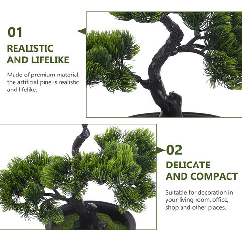 Árbol Bonsái Realista Árbol De Bonsái Artificial En Maceta