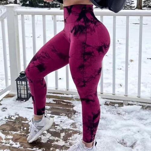 Leggings Deportivos Mujer Para Yoga, Tie-dye Ropa Gym Mujer