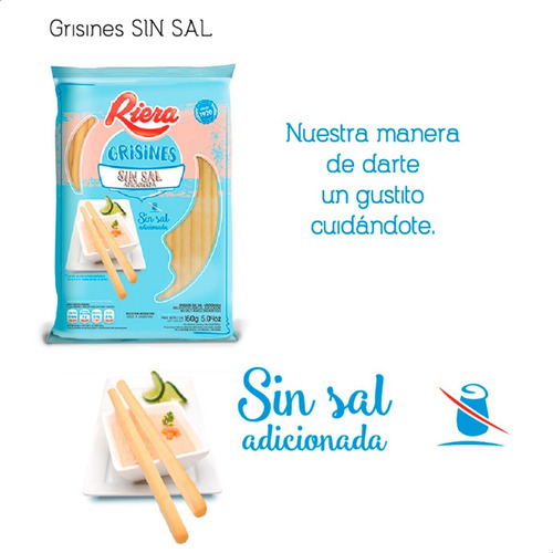 Grisines Sal Agregada Riera Galleta X20u Hipercomer