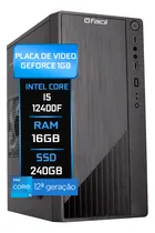 Comprar Computador Fácil Intel I5 12400f 16gb Ddr4 Geforce Ssd 240gb