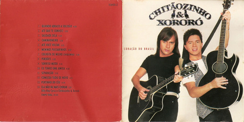Cd Chitãozinho & Xororó - Coração Do Brasil (lacrado) Versão Do Álbum Estandar