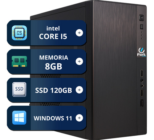Pc Desktop Office Cpu Intel I5 8gb De Ram Ssd 120gb