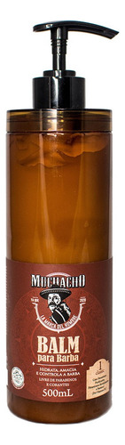 Balm Para Barba Muchacho Classic 500 ml - Hidrata, Modela, tira o frizz e perfuma