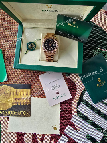 Reloj Rolex Day-date 40 Oro Everose Oro Everose Negro Eisenkiesel (Usado)