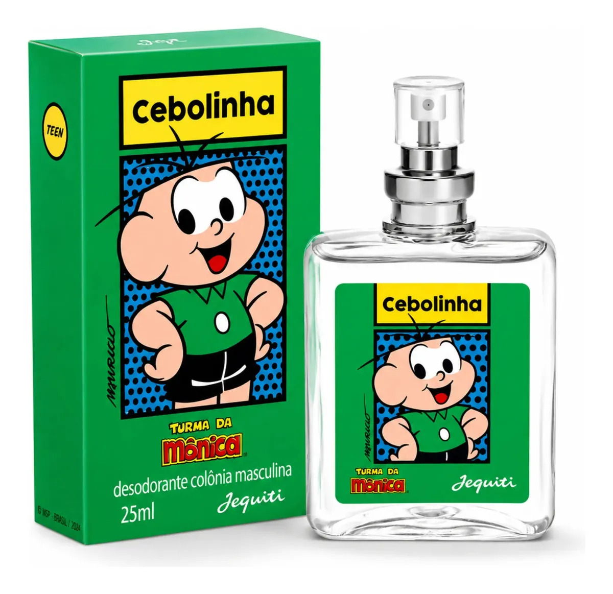 Colônia Turma Da Mônica Cebolinha Jequiti 25mL