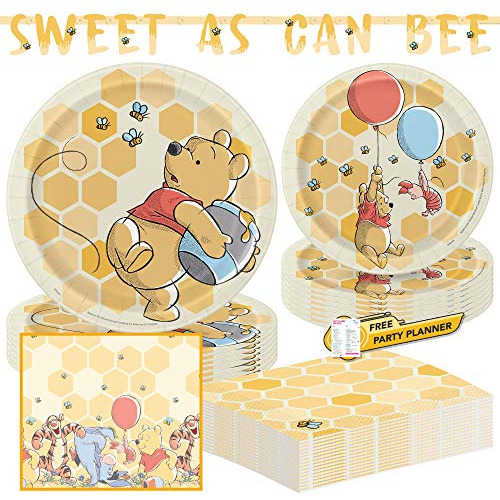 Conjunto De Vajilla Fiesta De Winnie The Pooh 8 | Servi...