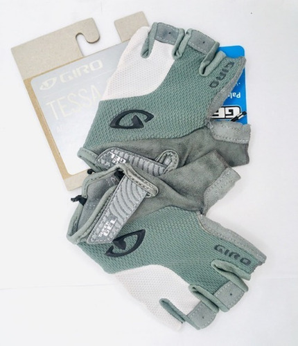 Giro Tessa Gel Guantes Ciclismo - Dama - Gris/blanco - S