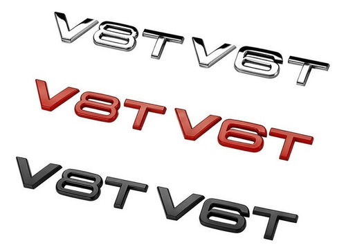 Adhesivo Metálico Coche V6t V8t Para Audi A3 A4 A5
