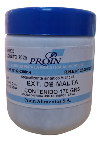 Extracto De Malta X 170grs Proin Reposteria