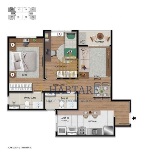 Imagem 14 de 15 de Apartamento 2 Dormitórios Para Venda Em Hortolândia, Vila São Francisco, 2 Dormitórios, 1 Suíte, 1 Banheiro, 1 Vaga - Inside_1-1802143