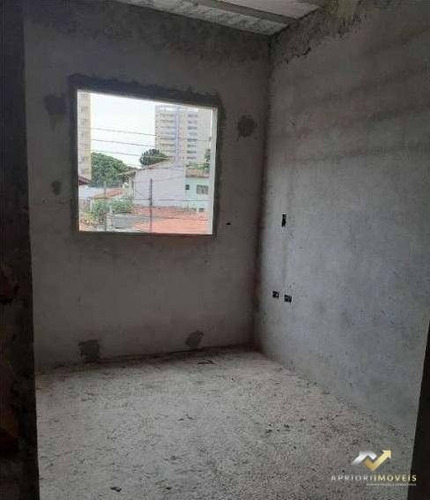 Cobertura Com 2 Dormitórios À Venda, 110 M² Por R$ 400.000 - Vila Assunção - Santo André/sp - Co0404