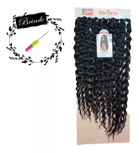 Cabelo Bio Vegetal Cacheado Fatima Sleek 320gr 75cm