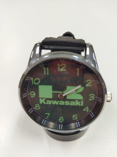 Reloj Moto Kawasaki Black