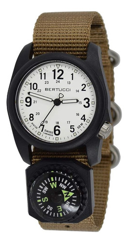 Bertucci Reloj De Cuarzo Para Hombre Con Esfera Blanca, Caja