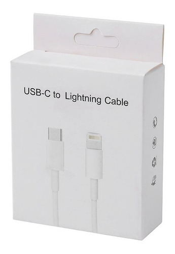 Cable Lightning Tipo C Cargador 1 Metro iPhone 11 12 - Bye