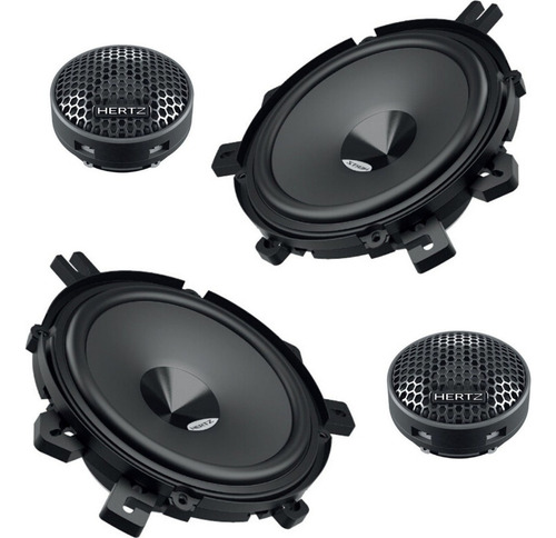 Kit 2 Vias Hertz Dsk 160.3 6 Polegadas Com Suporte 160w Rms