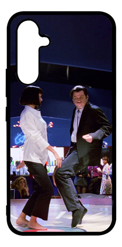 Funda Personalizada Pulp Fiction Para Samsung Motorola Negro Samsung S21 Fe (fan Edition)