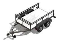 Comprar Arquivo Para Construir Carretinha Reboque Trucada 2 Eixos