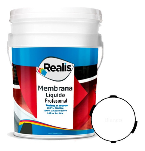 Membrana Liquida Realis 20 Kg Blanco Universo Pinturerias