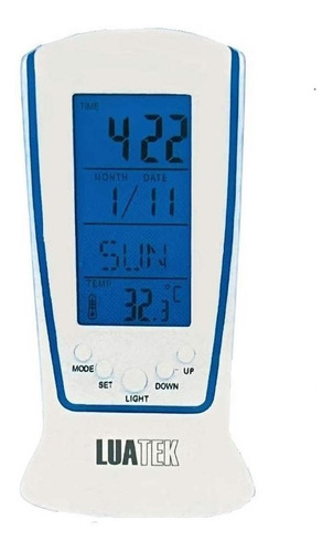 Relógio Despertador De Mesa Digital Com Temperatura