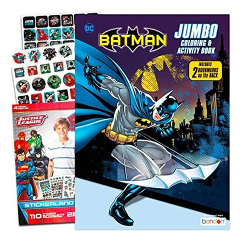 Dc Comics Batman Juego De Colorear Y Actividades Libro