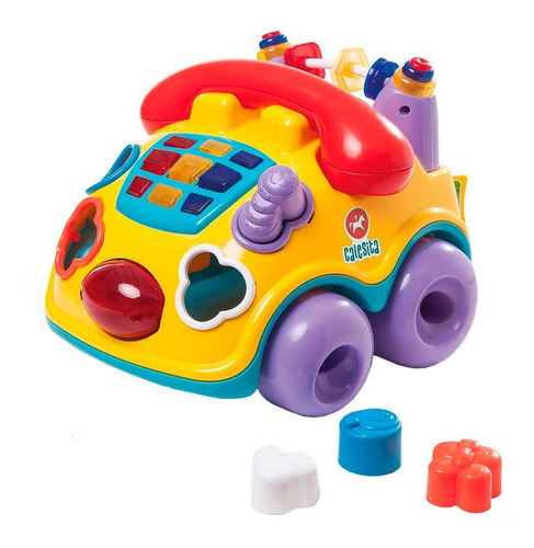 Telefono Didactico Luz Y Sonido - Calesita Ploppy 760849