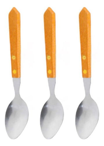 Set 3 Cucharas Mango Madera 18,2cm