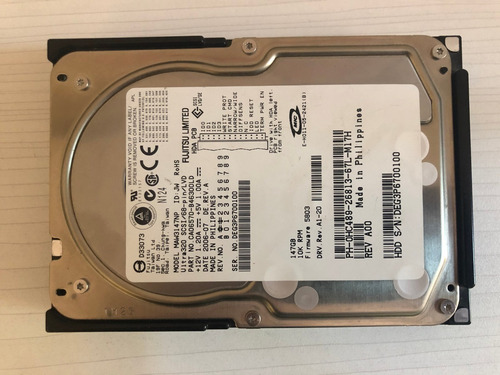 Disco Duro Scsi Fujitsu 147gb 10k (Usado)