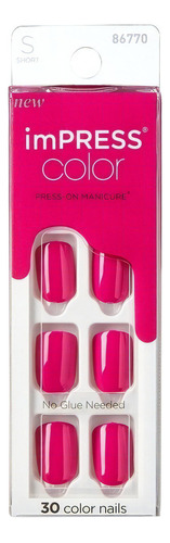 Uñas Press On - Kiss Impress Color Orchid Festival