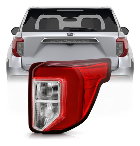 Para Ford Explorer Base Xlt Limited Platinum Red Lens Luz